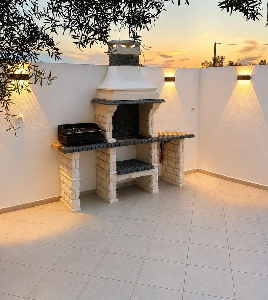 Le barbecue en pierre